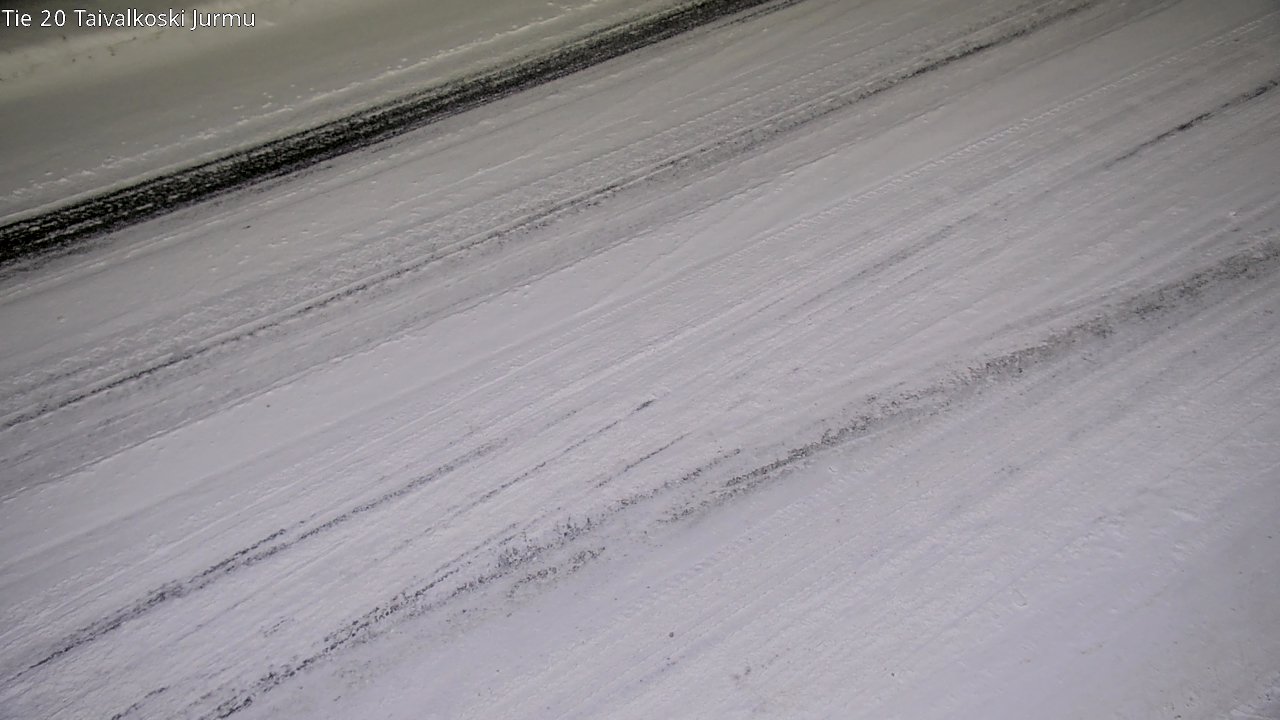 Weather Camera Image Väg 20 Taivalkoski, Jurmu, Taivalkoski, Pohjois-Pohjanmaa