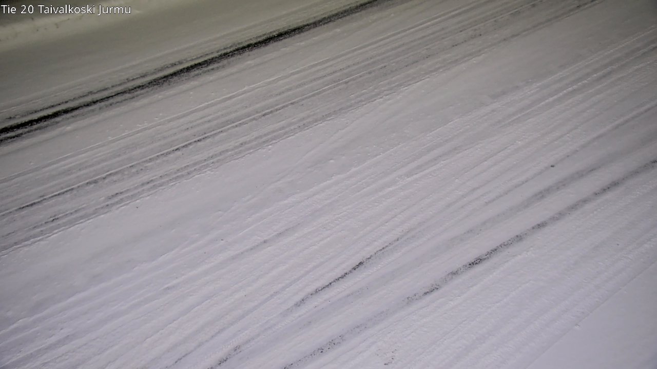 Weather Camera Image Väg 20 Taivalkoski, Jurmu, Taivalkoski, Pohjois-Pohjanmaa