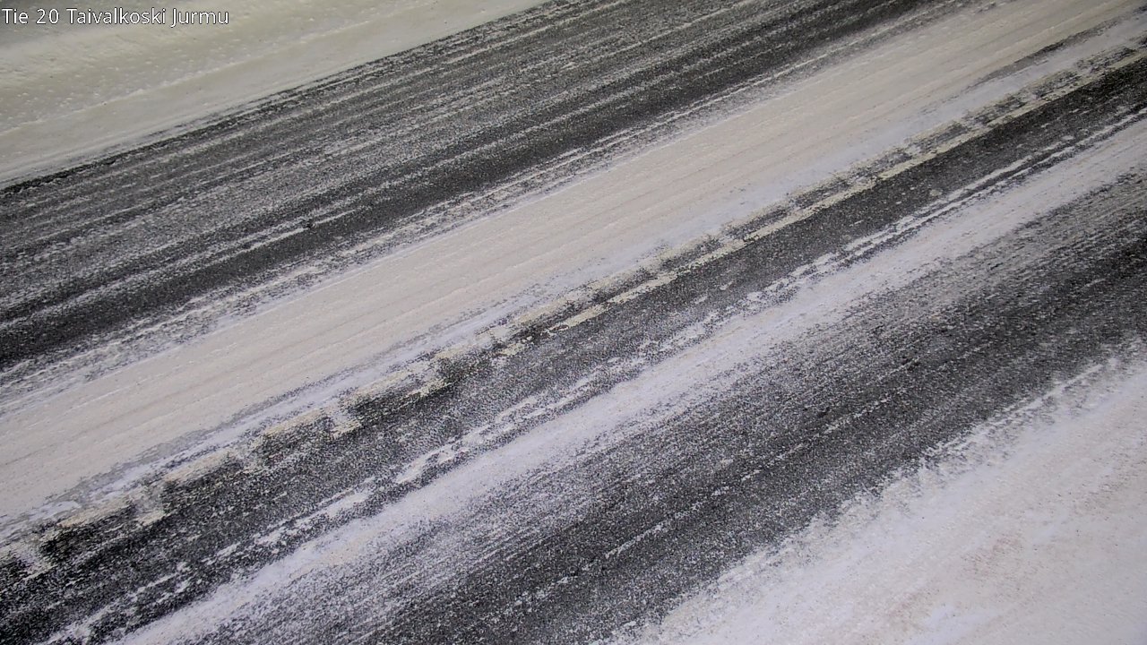 Weather Camera Image Väg 20 Taivalkoski, Jurmu, Taivalkoski, Pohjois-Pohjanmaa