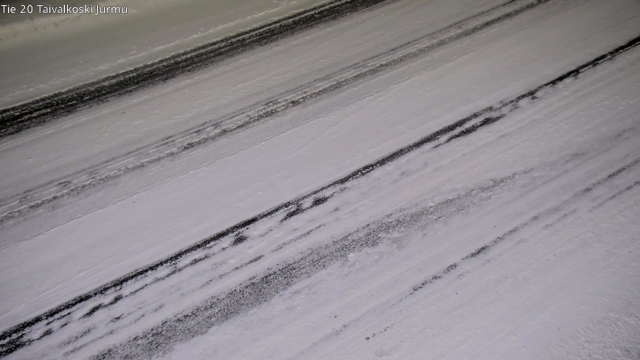 Weather Camera Image Väg 20 Taivalkoski, Jurmu, Taivalkoski, Pohjois-Pohjanmaa