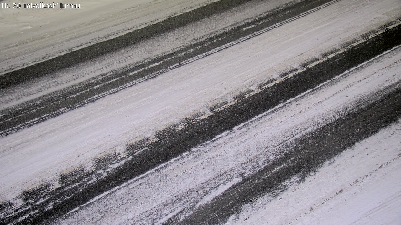 Weather Camera Image Väg 20 Taivalkoski, Jurmu, Taivalkoski, Pohjois-Pohjanmaa