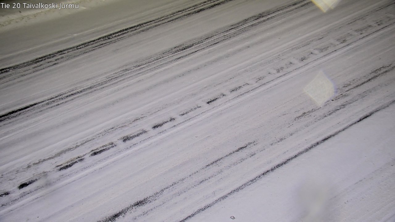 Weather Camera Image Väg 20 Taivalkoski, Jurmu, Taivalkoski, Pohjois-Pohjanmaa