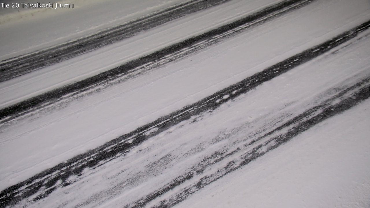 Weather Camera Image Väg 20 Taivalkoski, Jurmu, Taivalkoski, Pohjois-Pohjanmaa