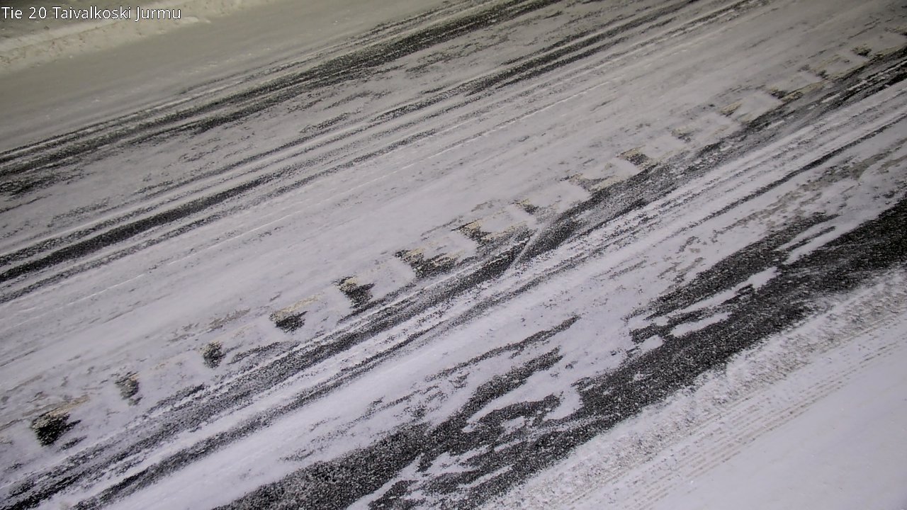 Weather Camera Image Väg 20 Taivalkoski, Jurmu, Taivalkoski, Pohjois-Pohjanmaa