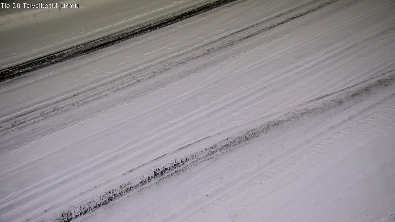 Weather Camera Image Väg 20 Taivalkoski, Jurmu, Taivalkoski, Pohjois-Pohjanmaa