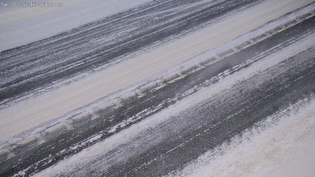 Weather Camera Image Road 20 Taivalkoski, Jurmu, Taivalkoski, Pohjois-Pohjanmaa