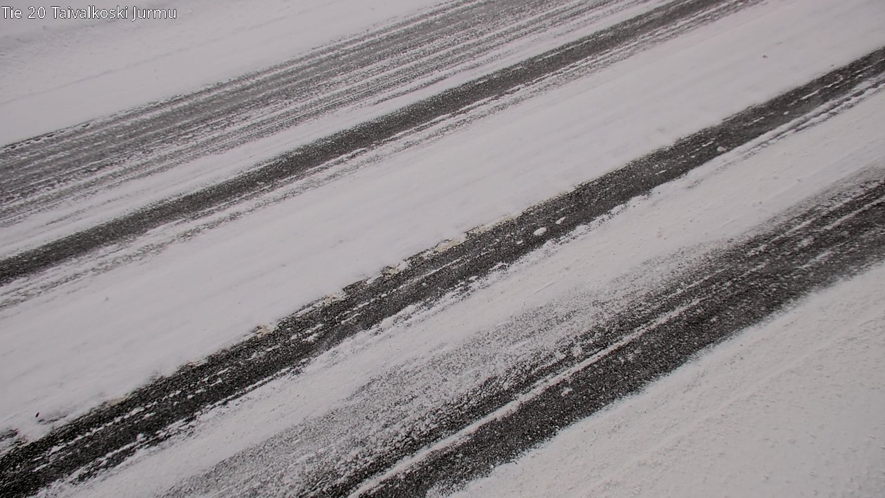 Weather Camera Image Väg 20 Taivalkoski, Jurmu, Taivalkoski, Pohjois-Pohjanmaa