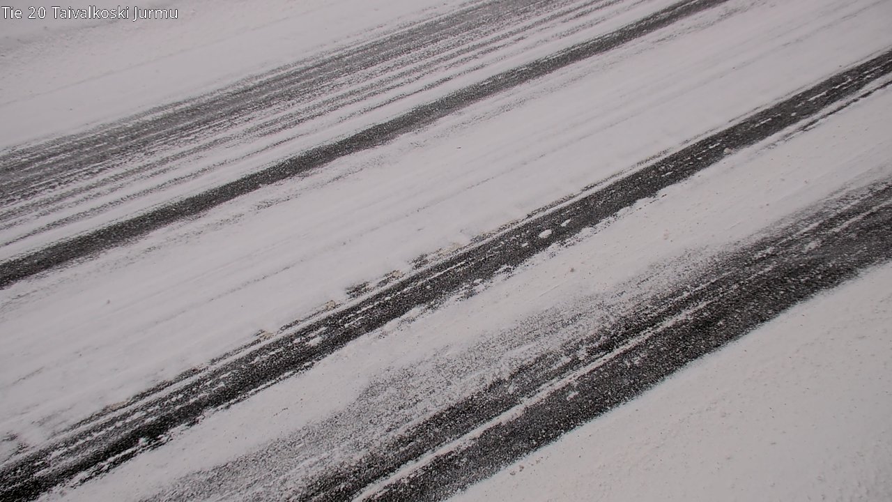 Weather Camera Image Väg 20 Taivalkoski, Jurmu, Taivalkoski, Pohjois-Pohjanmaa
