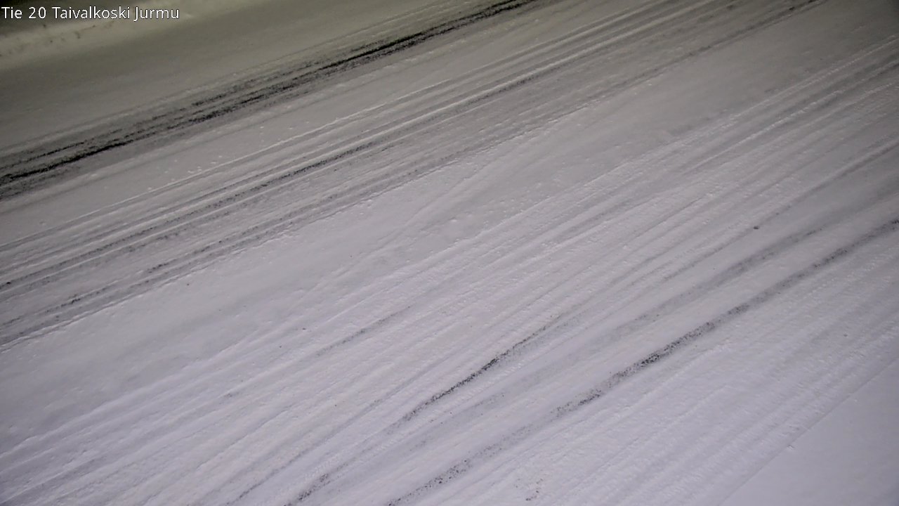Weather Camera Image Väg 20 Taivalkoski, Jurmu, Taivalkoski, Pohjois-Pohjanmaa