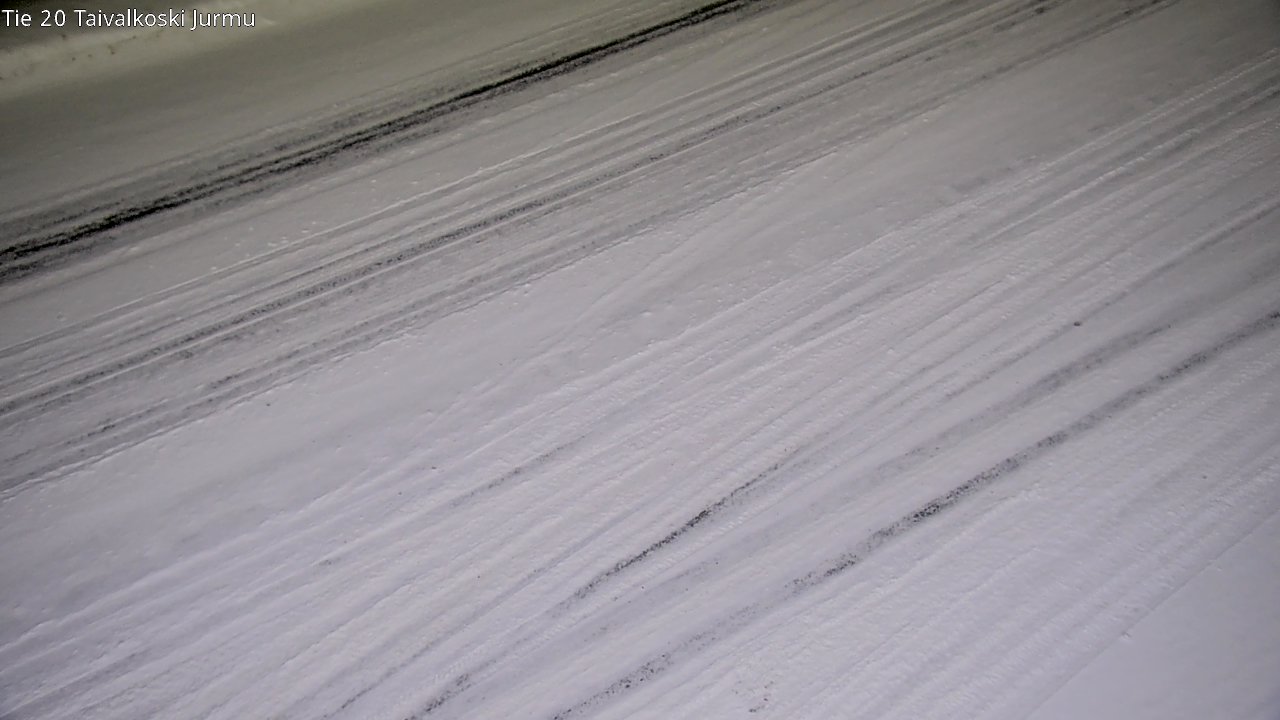 Weather Camera Image Väg 20 Taivalkoski, Jurmu, Taivalkoski, Pohjois-Pohjanmaa