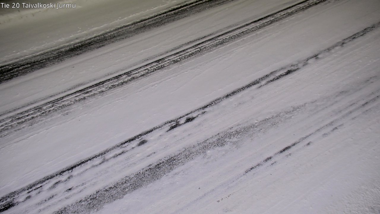Weather Camera Image Väg 20 Taivalkoski, Jurmu, Taivalkoski, Pohjois-Pohjanmaa