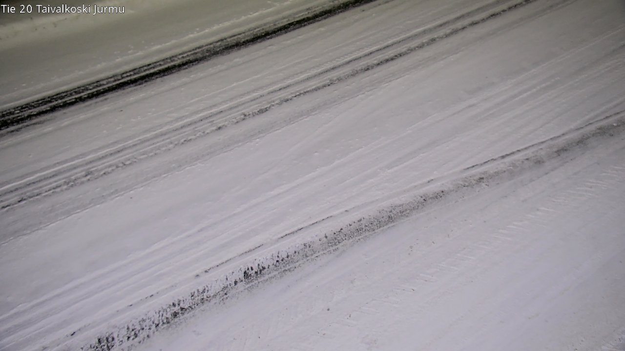 Weather Camera Image Väg 20 Taivalkoski, Jurmu, Taivalkoski, Pohjois-Pohjanmaa