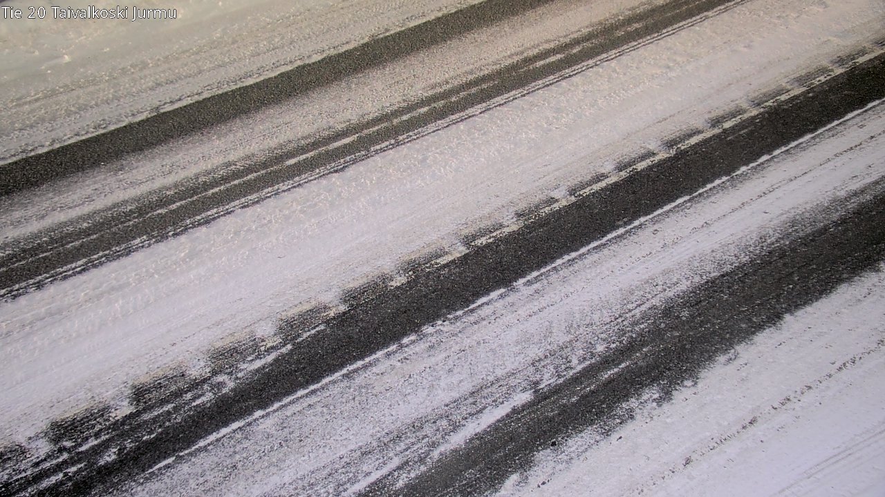 Weather Camera Image Väg 20 Taivalkoski, Jurmu, Taivalkoski, Pohjois-Pohjanmaa