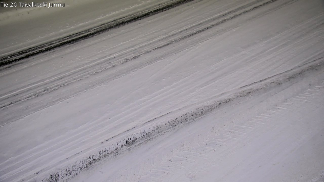 Weather Camera Image Väg 20 Taivalkoski, Jurmu, Taivalkoski, Pohjois-Pohjanmaa