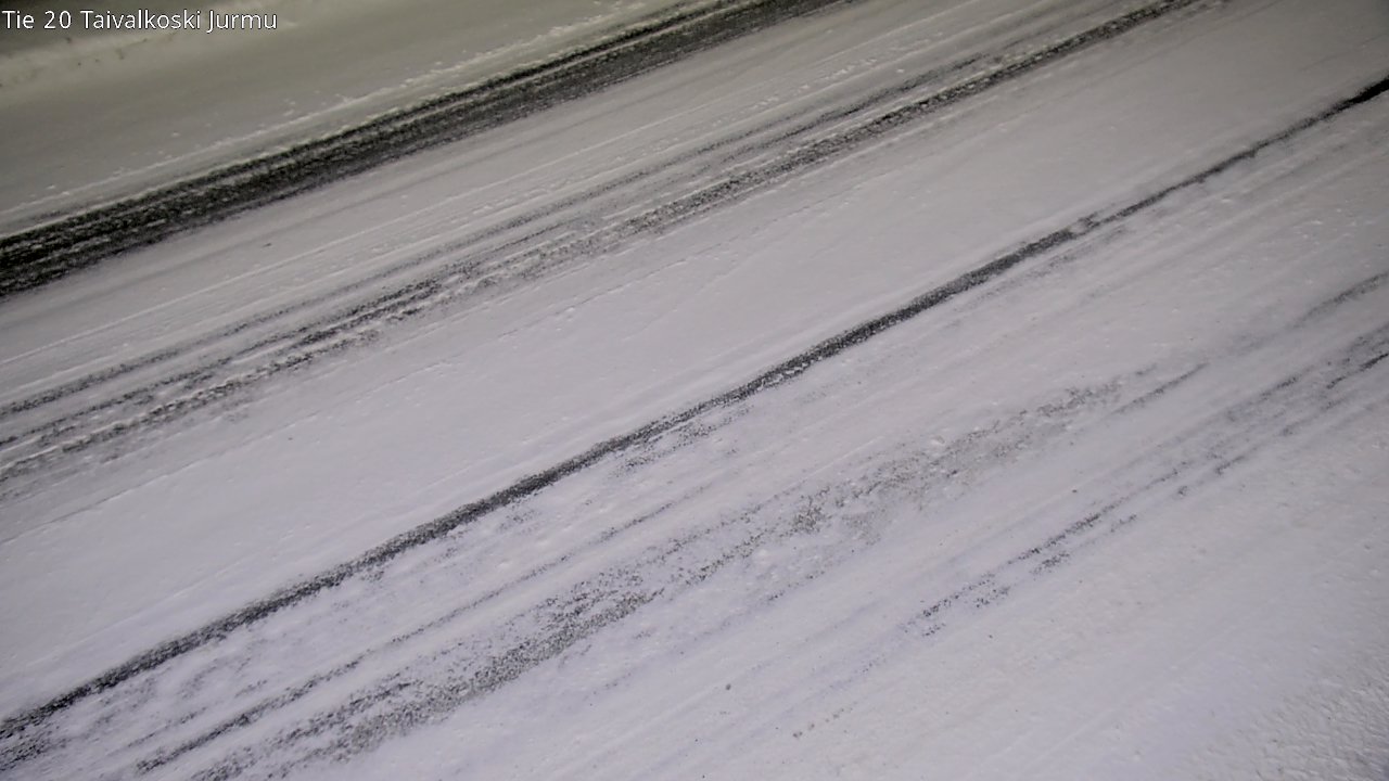 Weather Camera Image Väg 20 Taivalkoski, Jurmu, Taivalkoski, Pohjois-Pohjanmaa