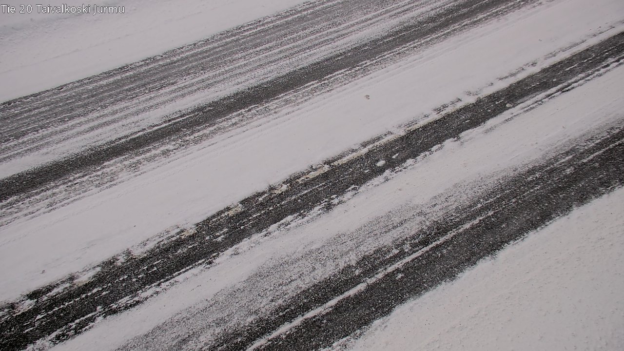 Weather Camera Image Väg 20 Taivalkoski, Jurmu, Taivalkoski, Pohjois-Pohjanmaa