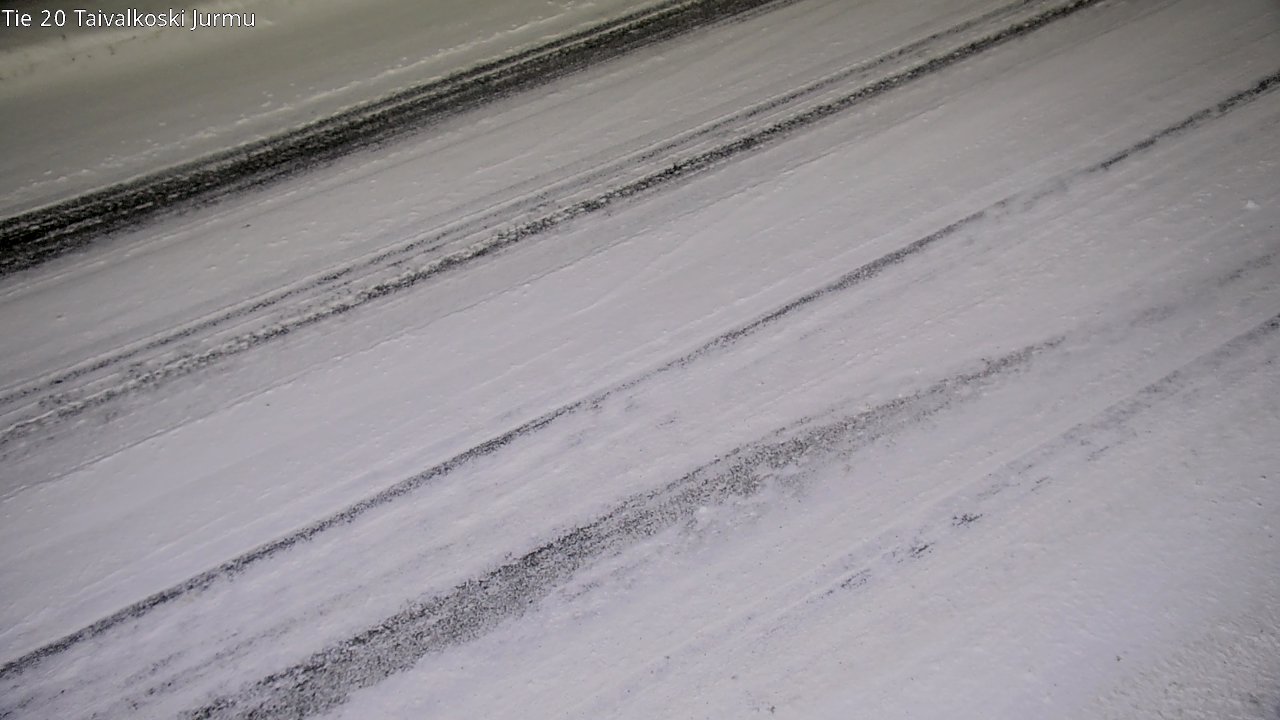 Weather Camera Image Väg 20 Taivalkoski, Jurmu, Taivalkoski, Pohjois-Pohjanmaa
