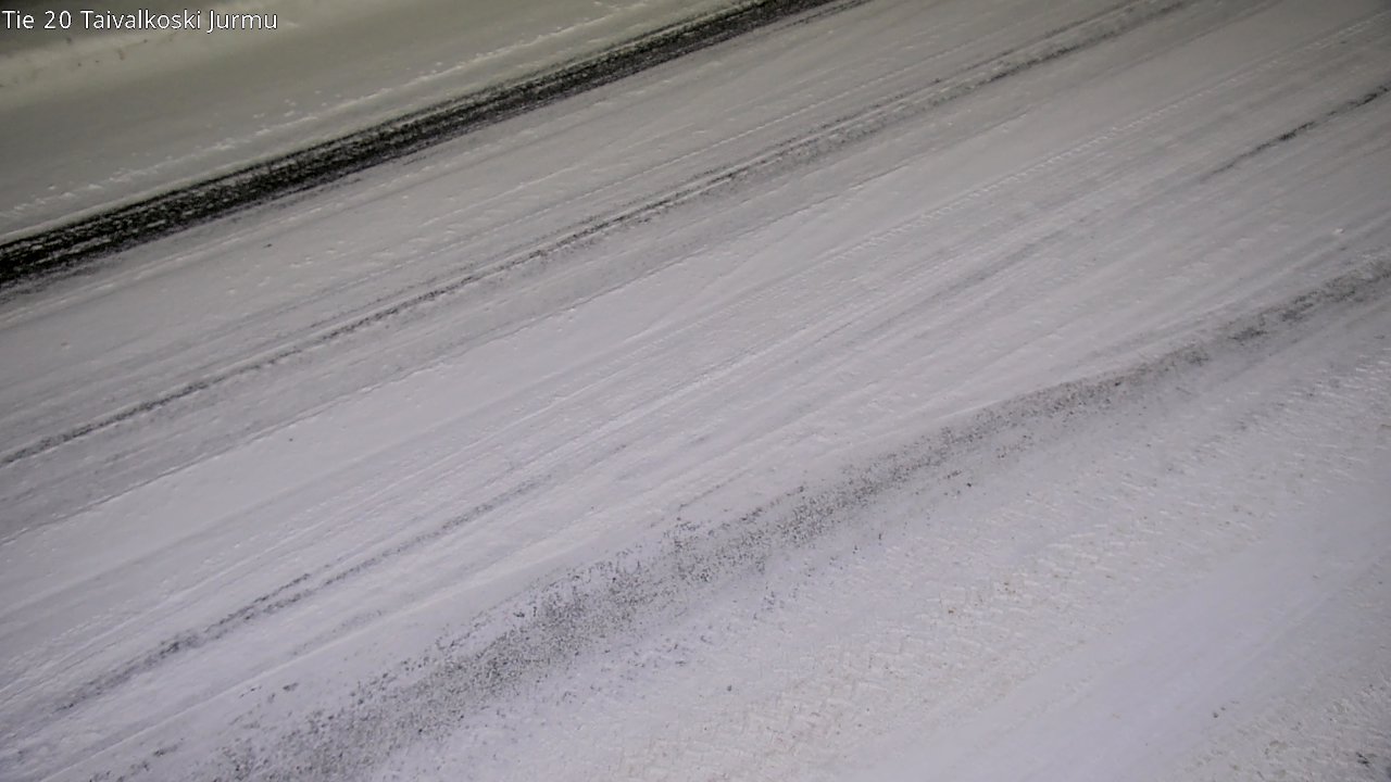 Weather Camera Image Väg 20 Taivalkoski, Jurmu, Taivalkoski, Pohjois-Pohjanmaa