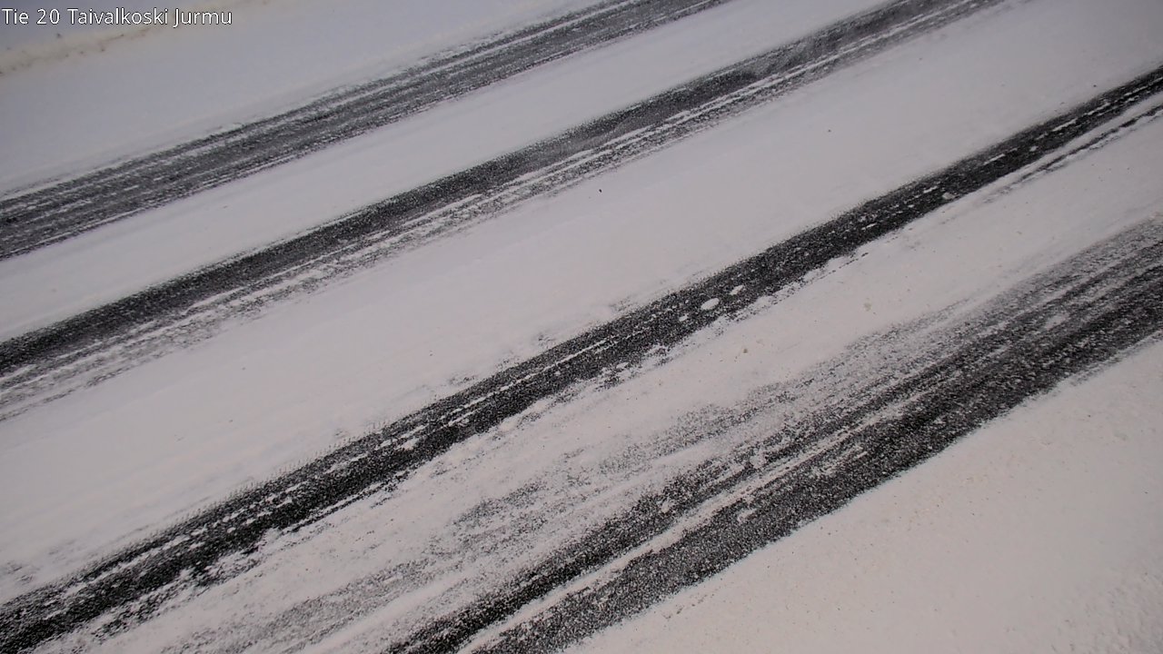 Weather Camera Image Väg 20 Taivalkoski, Jurmu, Taivalkoski, Pohjois-Pohjanmaa