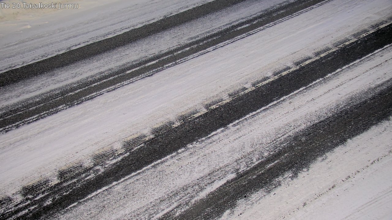 Weather Camera Image Väg 20 Taivalkoski, Jurmu, Taivalkoski, Pohjois-Pohjanmaa