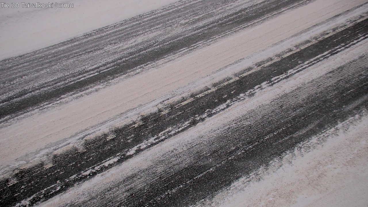 Weather Camera Image Väg 20 Taivalkoski, Jurmu, Taivalkoski, Pohjois-Pohjanmaa