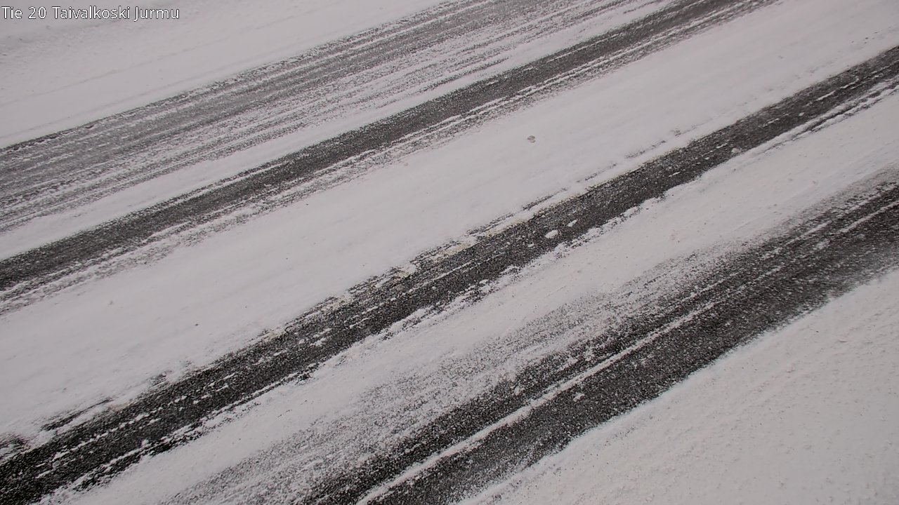 Weather Camera Image Väg 20 Taivalkoski, Jurmu, Taivalkoski, Pohjois-Pohjanmaa