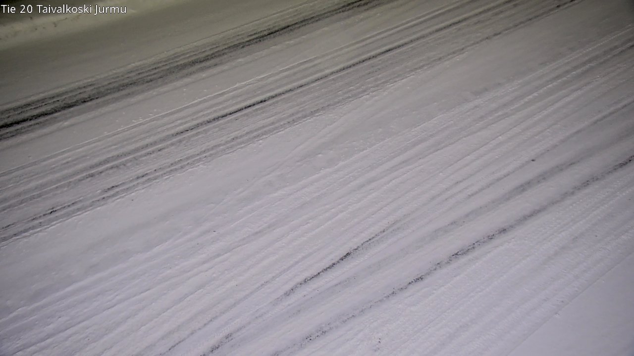 Weather Camera Image Väg 20 Taivalkoski, Jurmu, Taivalkoski, Pohjois-Pohjanmaa