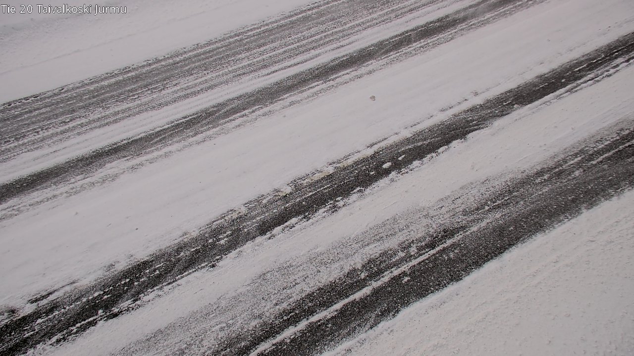 Weather Camera Image Väg 20 Taivalkoski, Jurmu, Taivalkoski, Pohjois-Pohjanmaa