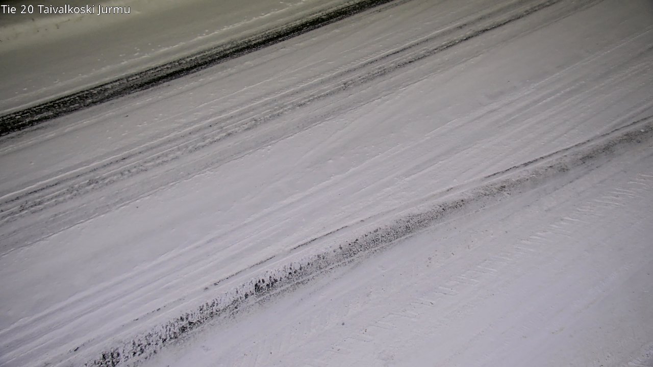 Weather Camera Image Väg 20 Taivalkoski, Jurmu, Taivalkoski, Pohjois-Pohjanmaa