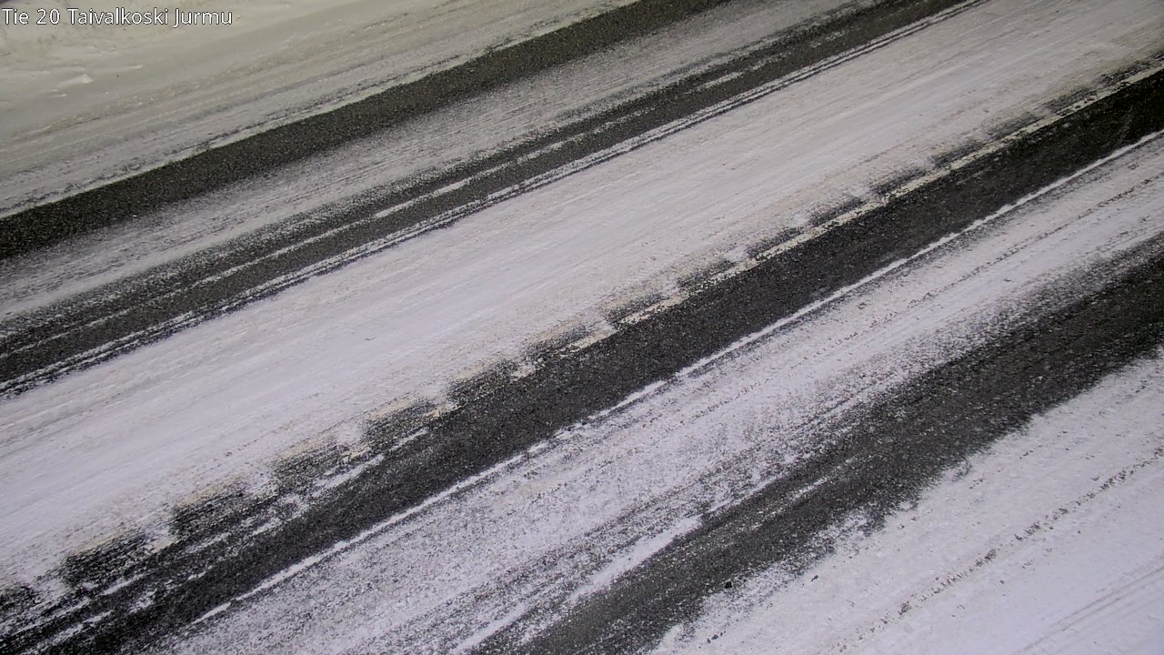 Weather Camera Image Väg 20 Taivalkoski, Jurmu, Taivalkoski, Pohjois-Pohjanmaa