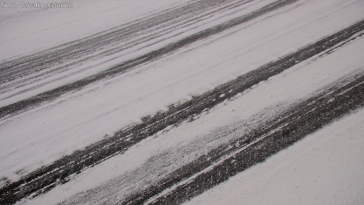 Weather Camera Image Väg 20 Taivalkoski, Jurmu, Taivalkoski, Pohjois-Pohjanmaa