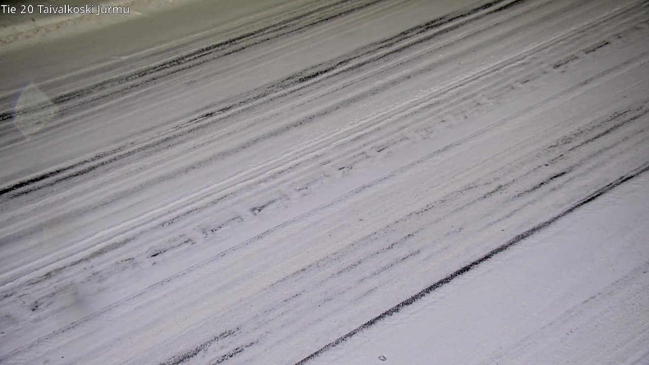 Weather Camera Image Väg 20 Taivalkoski, Jurmu, Taivalkoski, Pohjois-Pohjanmaa