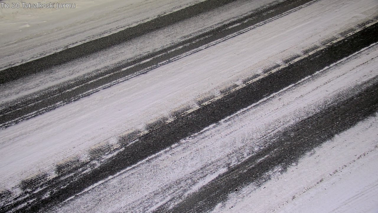 Weather Camera Image Väg 20 Taivalkoski, Jurmu, Taivalkoski, Pohjois-Pohjanmaa
