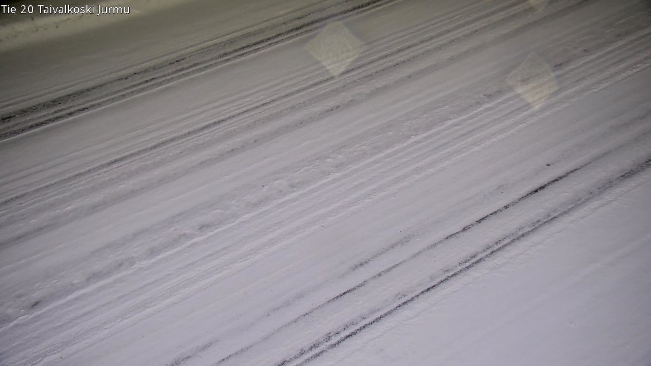 Weather Camera Image Väg 20 Taivalkoski, Jurmu, Taivalkoski, Pohjois-Pohjanmaa