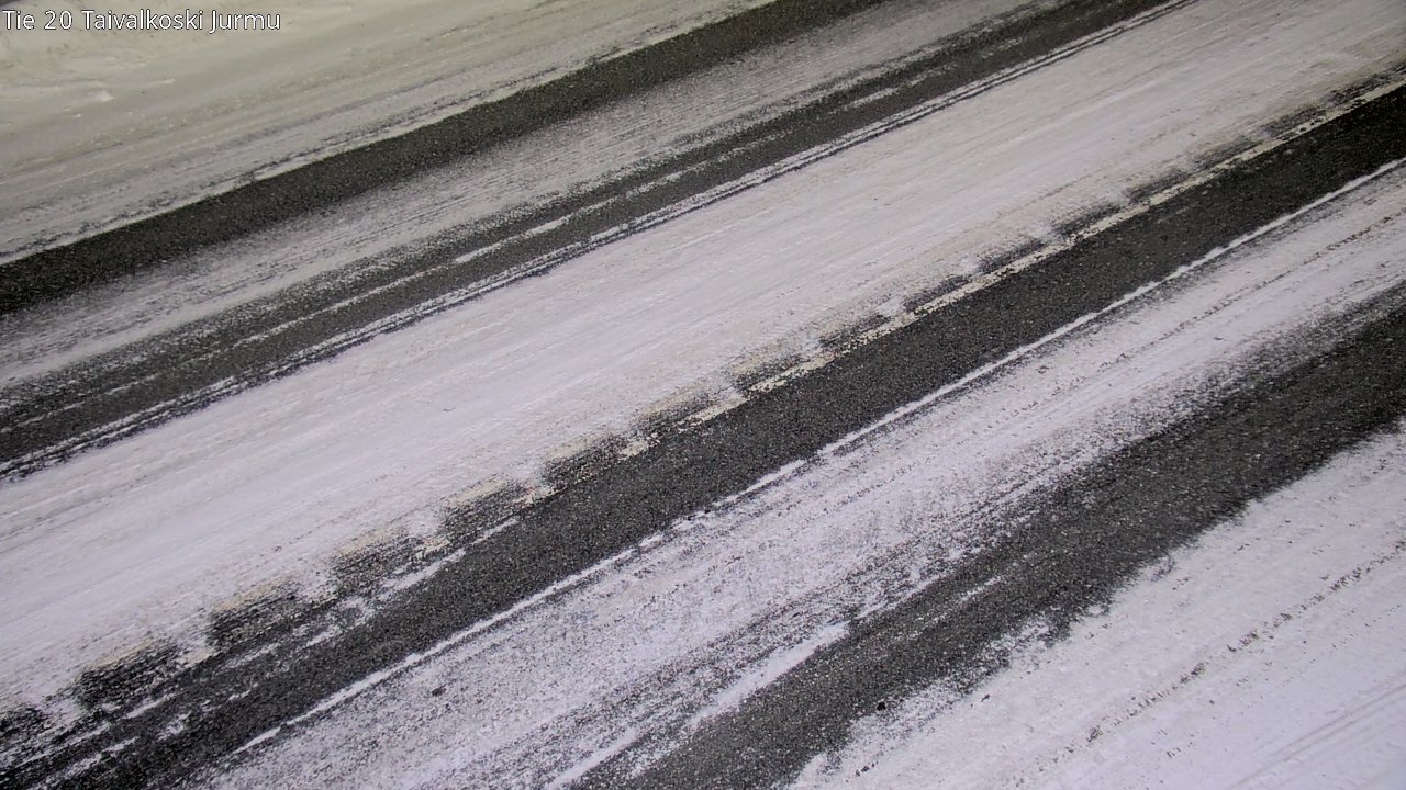 Weather Camera Image Road 20 Taivalkoski, Jurmu, Taivalkoski, Pohjois-Pohjanmaa