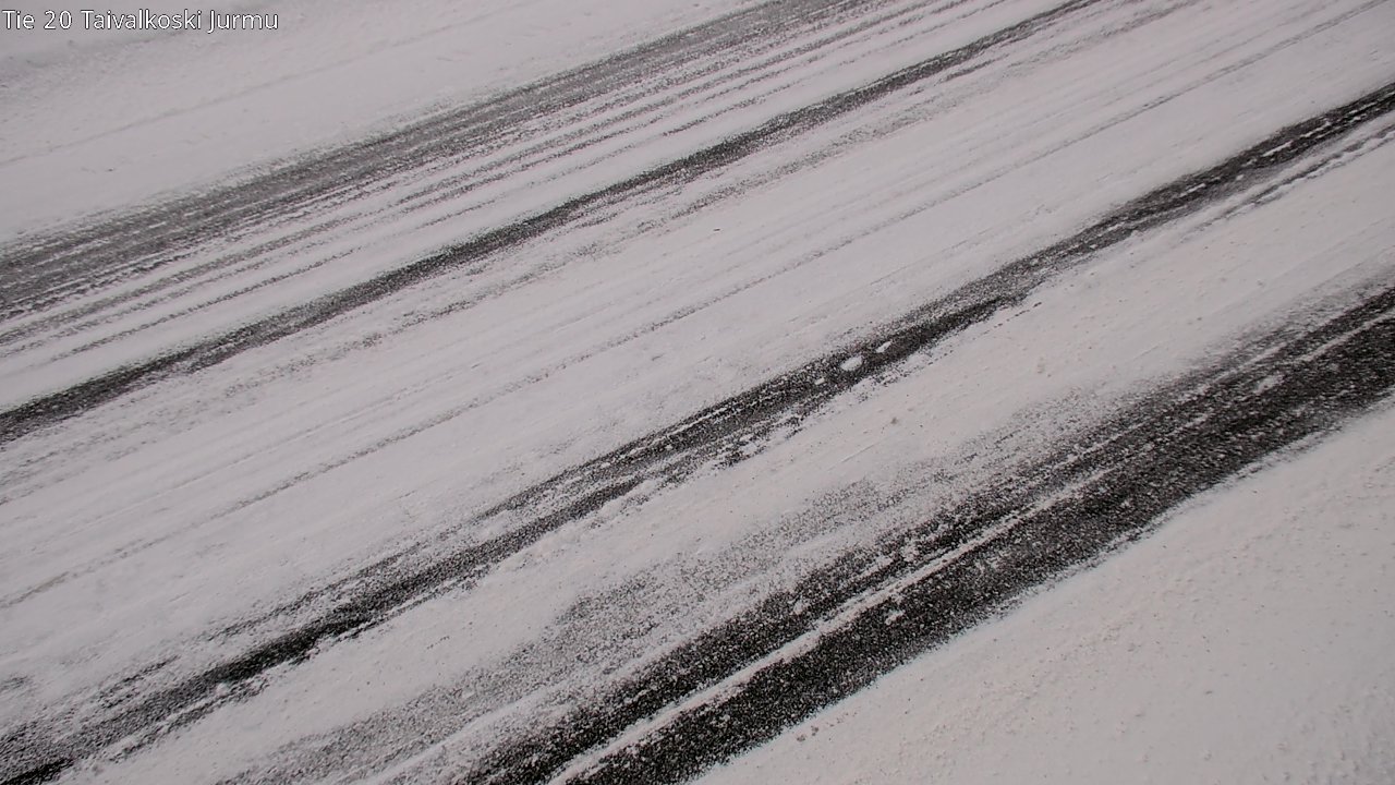 Weather Camera Image Väg 20 Taivalkoski, Jurmu, Taivalkoski, Pohjois-Pohjanmaa