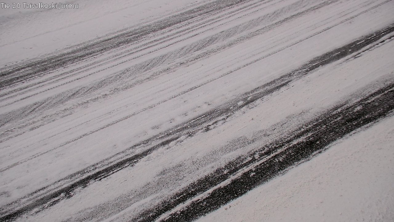 Weather Camera Image Väg 20 Taivalkoski, Jurmu, Taivalkoski, Pohjois-Pohjanmaa