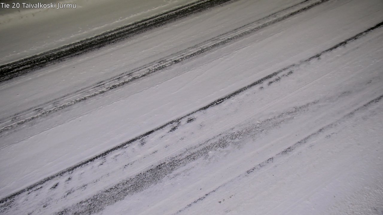 Weather Camera Image Väg 20 Taivalkoski, Jurmu, Taivalkoski, Pohjois-Pohjanmaa