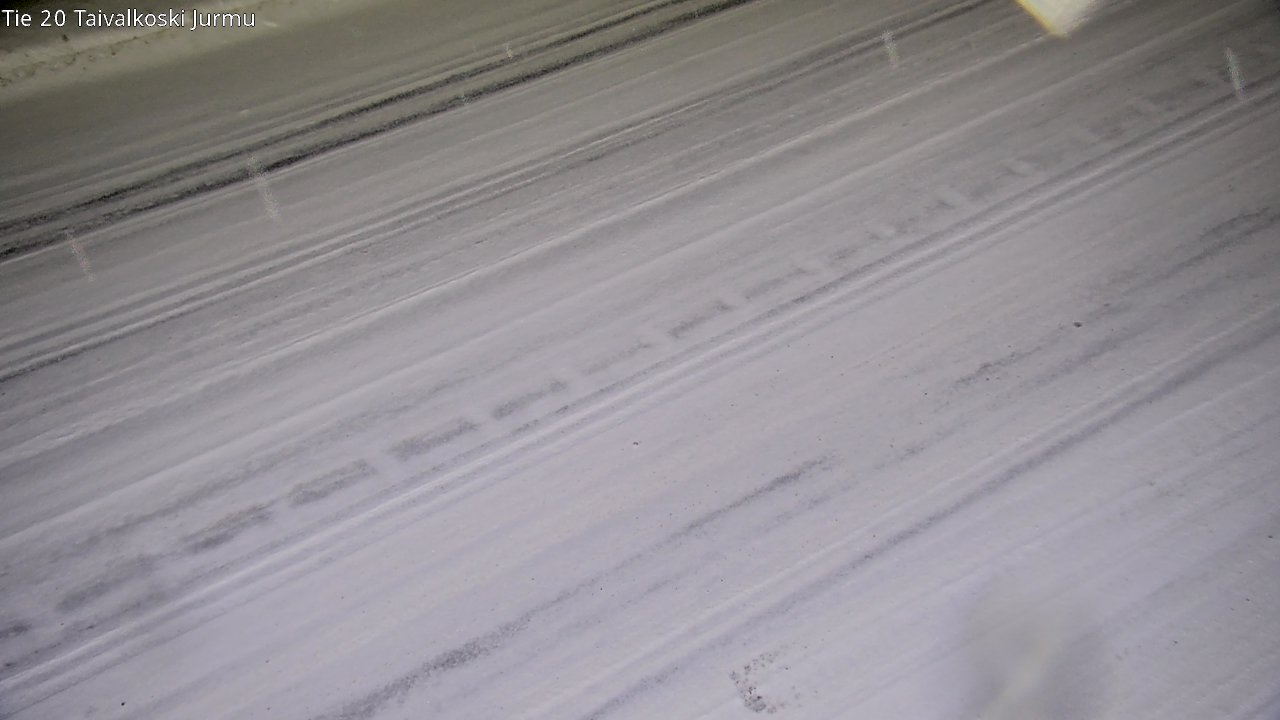 Weather Camera Image Väg 20 Taivalkoski, Jurmu, Taivalkoski, Pohjois-Pohjanmaa