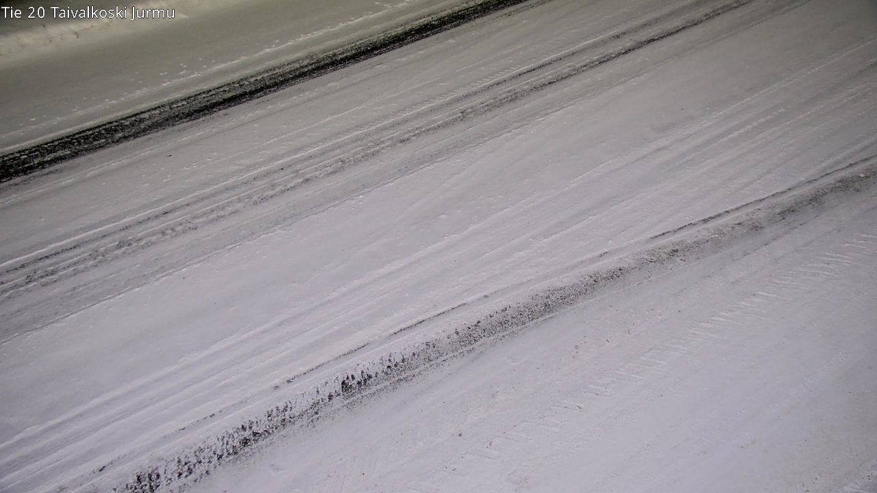 Weather Camera Image Väg 20 Taivalkoski, Jurmu, Taivalkoski, Pohjois-Pohjanmaa
