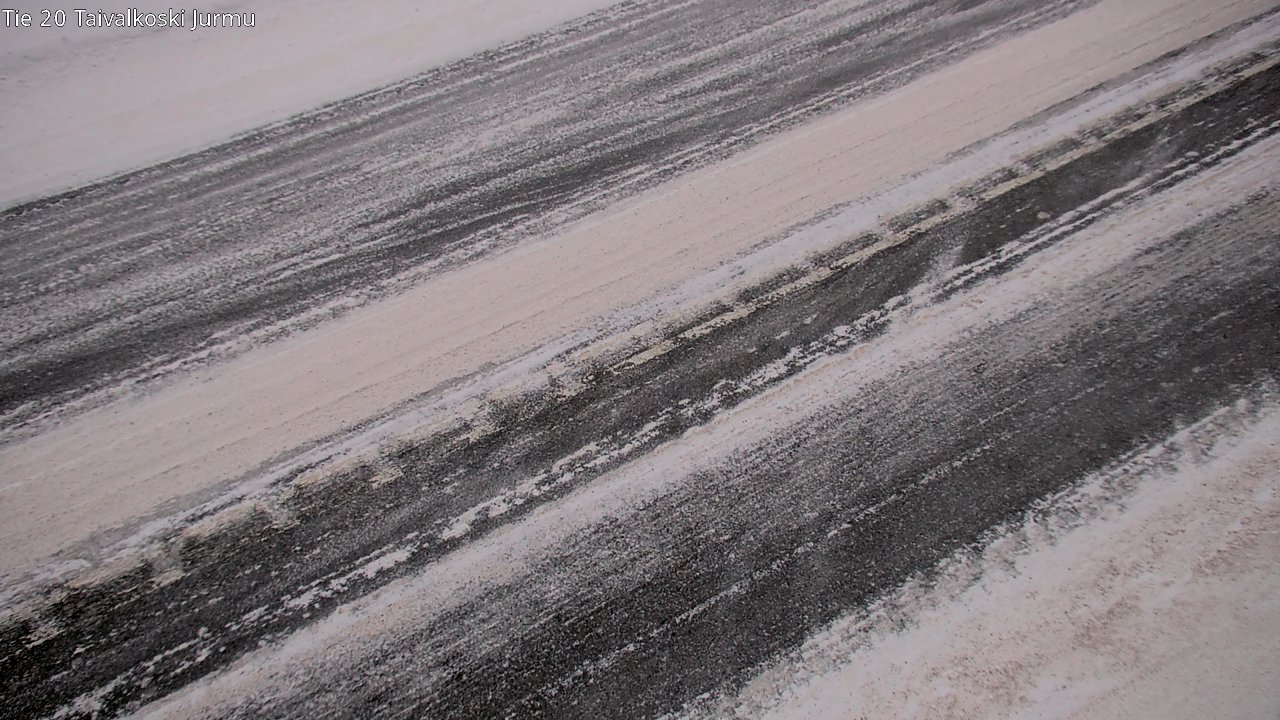 Weather Camera Image Väg 20 Taivalkoski, Jurmu, Taivalkoski, Pohjois-Pohjanmaa