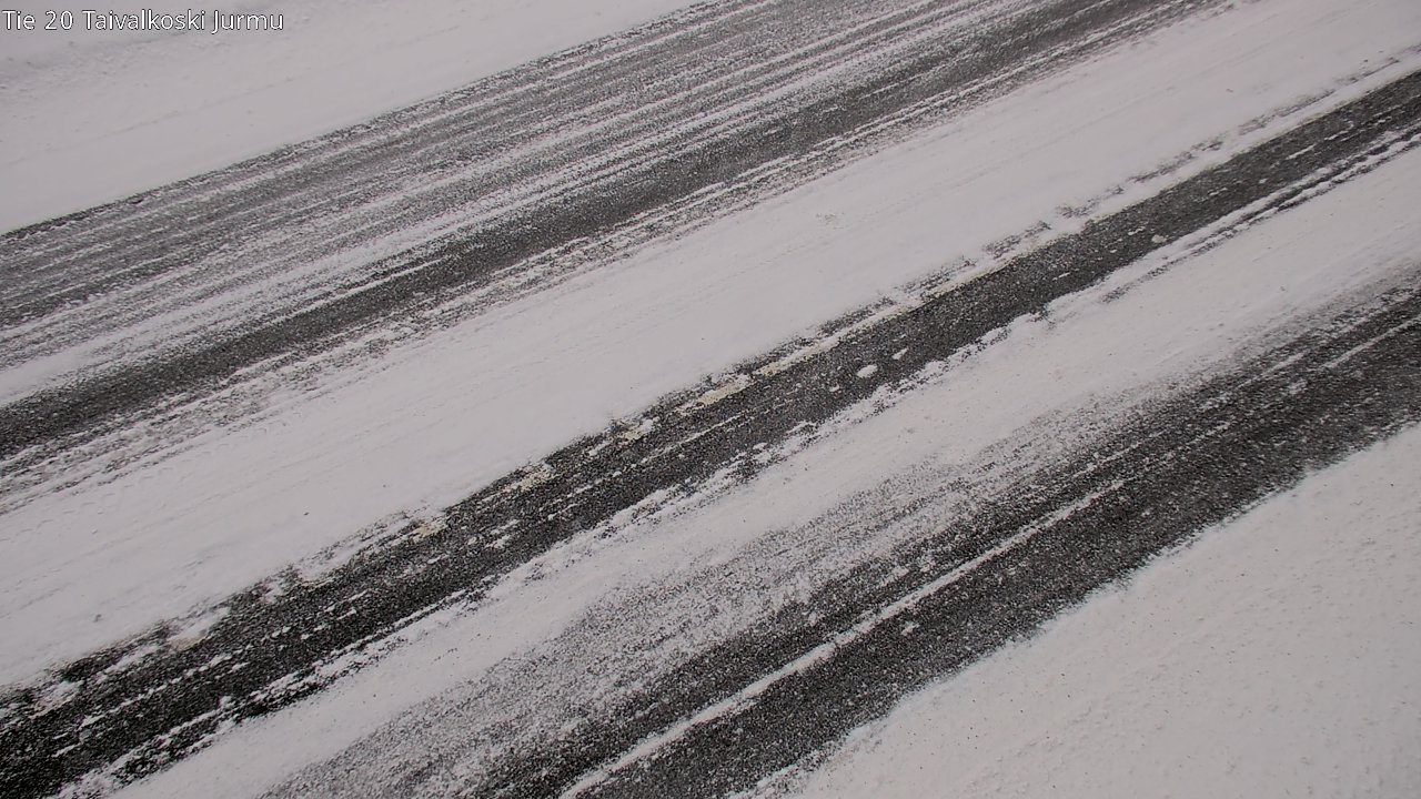 Weather Camera Image Väg 20 Taivalkoski, Jurmu, Taivalkoski, Pohjois-Pohjanmaa