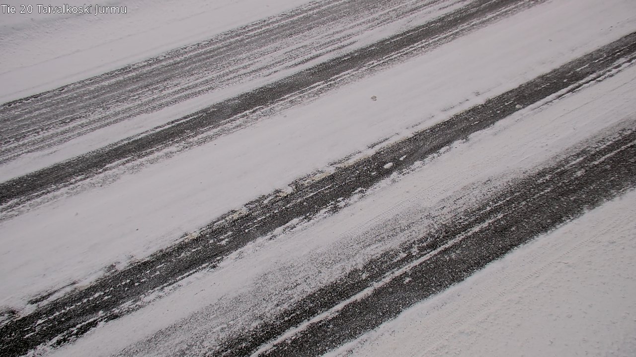 Weather Camera Image Väg 20 Taivalkoski, Jurmu, Taivalkoski, Pohjois-Pohjanmaa