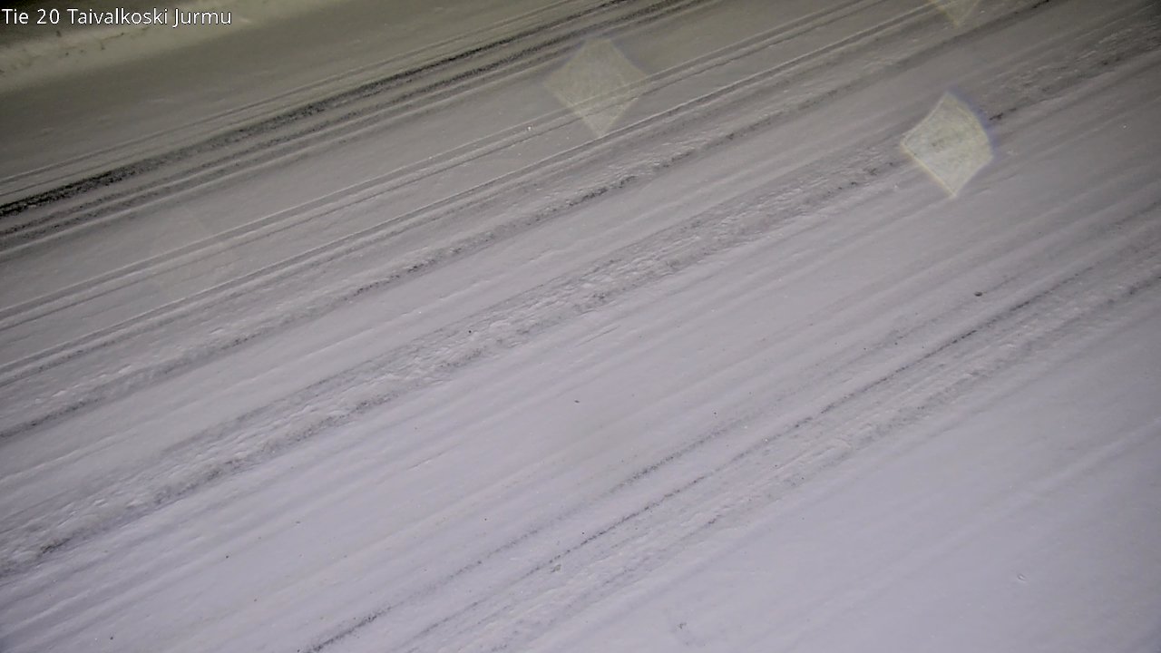 Weather Camera Image Väg 20 Taivalkoski, Jurmu, Taivalkoski, Pohjois-Pohjanmaa