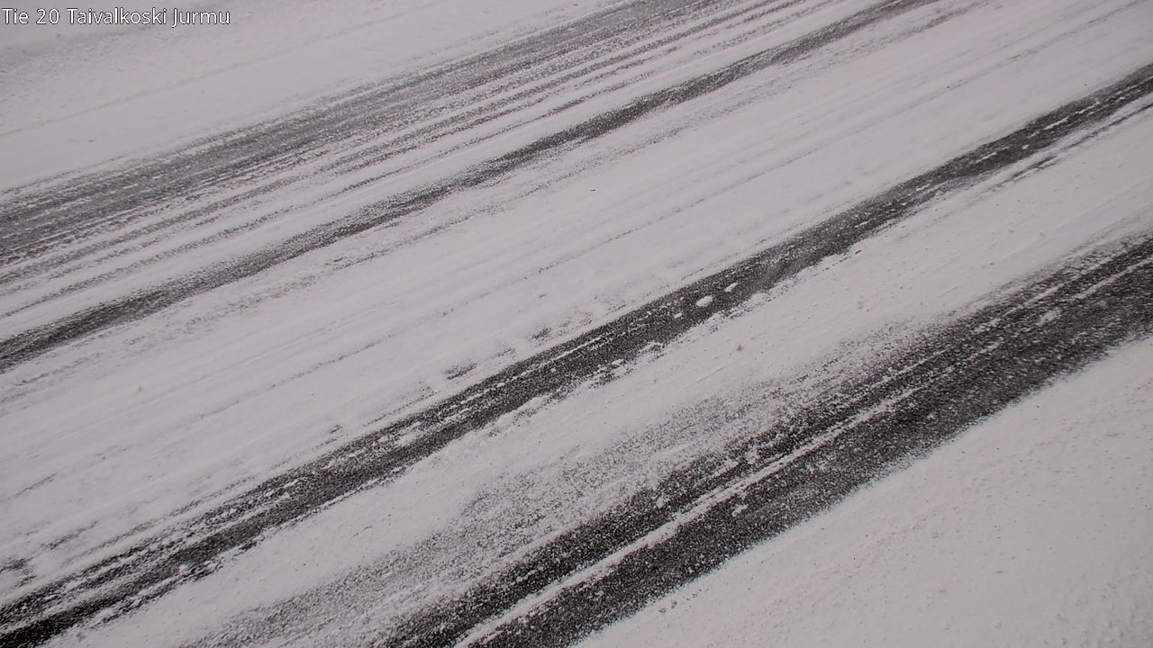 Weather Camera Image Väg 20 Taivalkoski, Jurmu, Taivalkoski, Pohjois-Pohjanmaa