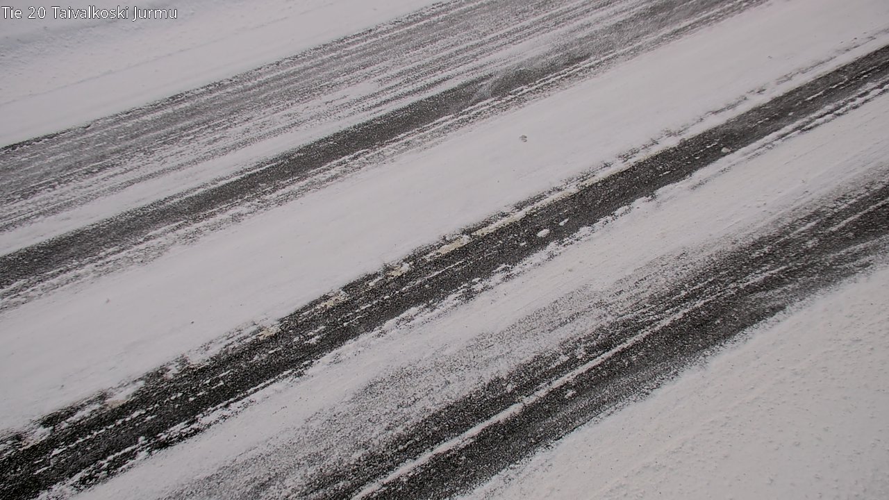Weather Camera Image Väg 20 Taivalkoski, Jurmu, Taivalkoski, Pohjois-Pohjanmaa