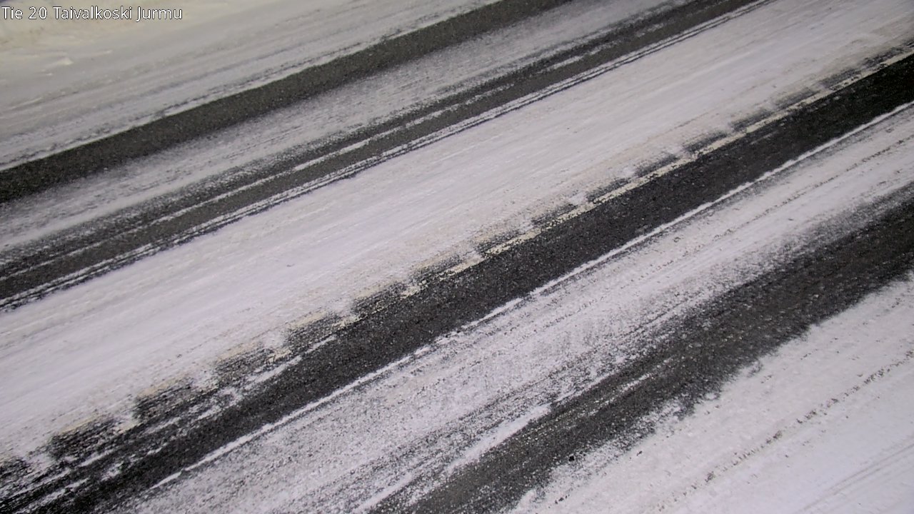 Weather Camera Image Väg 20 Taivalkoski, Jurmu, Taivalkoski, Pohjois-Pohjanmaa