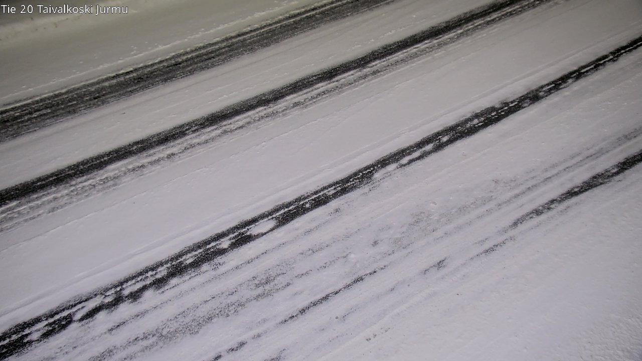 Weather Camera Image Väg 20 Taivalkoski, Jurmu, Taivalkoski, Pohjois-Pohjanmaa