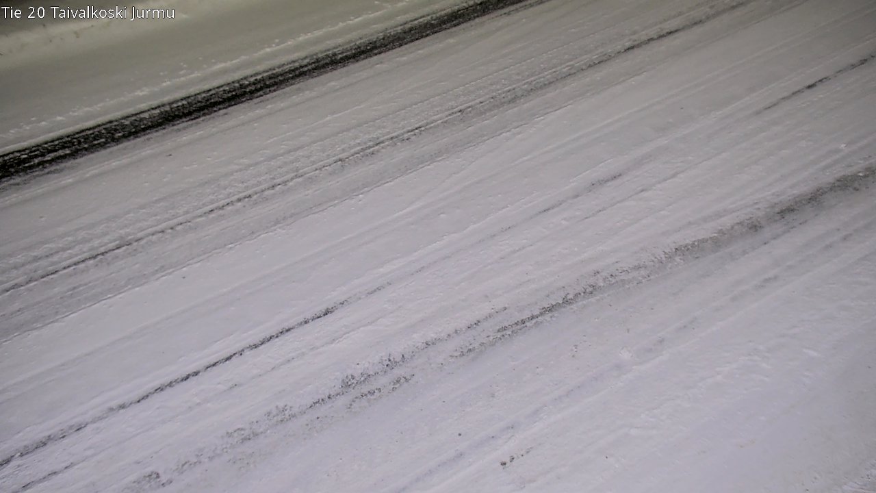 Weather Camera Image Väg 20 Taivalkoski, Jurmu, Taivalkoski, Pohjois-Pohjanmaa