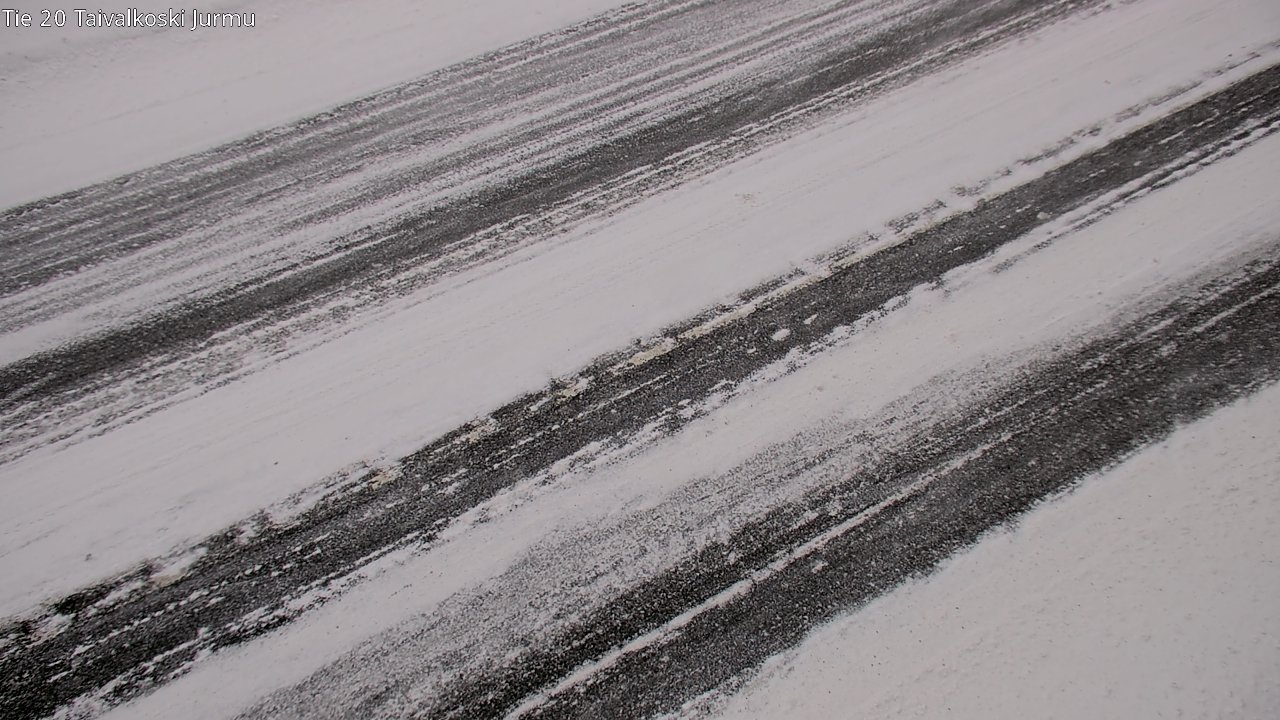 Weather Camera Image Väg 20 Taivalkoski, Jurmu, Taivalkoski, Pohjois-Pohjanmaa